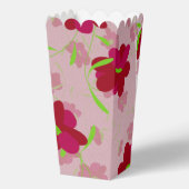 Roze en rode bloemen - Bloemen Bedankdoosjes (Achterkant)