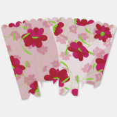 Roze en rode bloemen - Bloemen Bedankdoosjes (Ongevouwen)