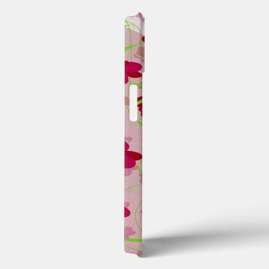 Roze en rode bloemen - Bloemen Case-Mate iPhone Case (Achterkant / Rechts)