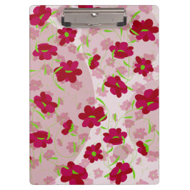 Roze en rode bloemen - Bloemen Klembord