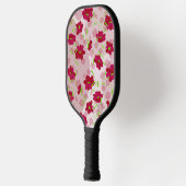 Roze en rode bloemen - Bloemen Pickleball Paddle (Links)