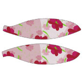 Roze en Rode Bloemen - Bloemmotief Basketbal (Panelen)