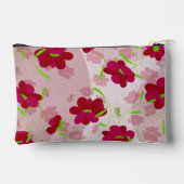Roze en Rode Bloemen - Bloemmotief Etui (Achterkant)