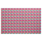 Roze en rode bloemen stof (Yard (91,4 cm))