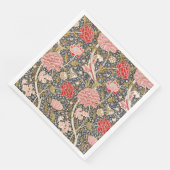 roze en rode bloemen van William Morris Servet (Hoek)