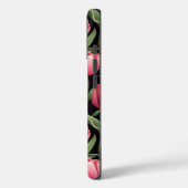 Roze en rode bloementulp appel Case-Mate iPhone case (Achterkant / Links)