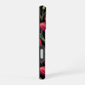 Roze en Rode Bloemige Tulp Appel iPhone 16 Hoesje (Rechterkant)