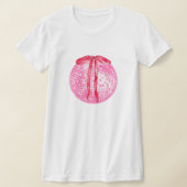 Roze en rode disco boog t-shirt (Laagn)