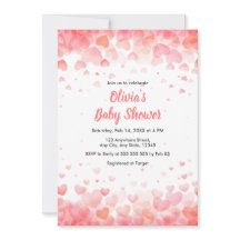 Roze en Rode Een Klein Schatje Baby Shower