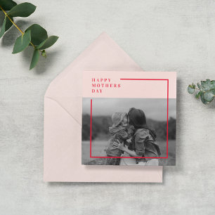 Roze en Rode Foto Moederdag Gift