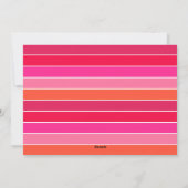 Roze en rode foto's van Merry en Helderheid Feestdagenkaart (Achterkant)