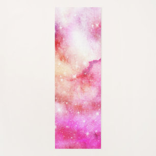 Roze En Rode Galaxy Patroon Yogamat