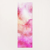 Roze En Rode Galaxy Patroon Yogamat (Achterkant)