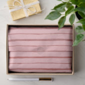 Roze en rode Galentine handgetekend lijnpatroon Tissuepapier (Geschenk)