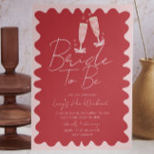 Roze en Rode Golf Bachelorette Weekend Kaart