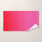 Roze en rode gradiënt bad handdoek (Handdoek)