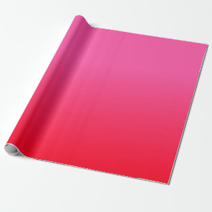 Roze en Rode Gradiënt Cadeaupapier