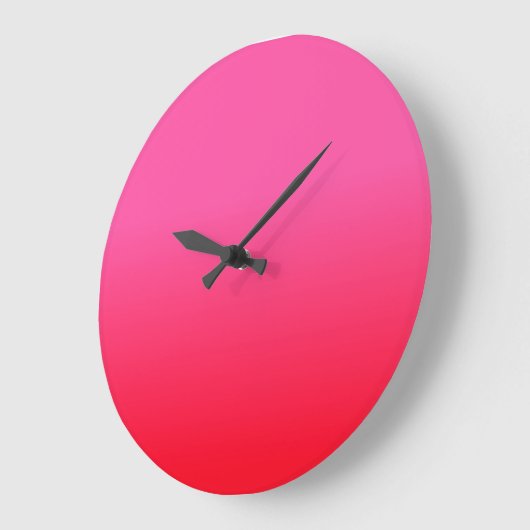 Roze en rode gradiënt grote klok (Hoek)