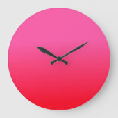 Roze en rode gradiënt grote klok (Voorkant)