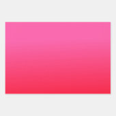 Roze en rode gradiënt inpakpapier vel (Voorkant)