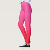 Roze en rode gradiënt leggings (Links)