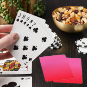 Roze en rode gradiënt pokerkaarten (Insitu)