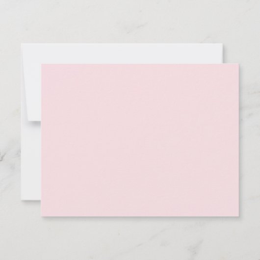 Roze en Rode grens Modern Stationery Note Kaart (Achterkant)