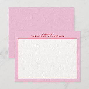 Roze en Rode Grens Opmerking Kaart