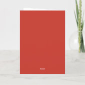 Roze en Rode Hart Gnome Verjaardag Kaart (Achterkant)