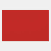 Roze en rode harten met Valentijn roodvaste vaste  Inpakpapier Vel (Voorkant 3)