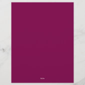 Roze en rode harten op Blue Valentijn Dance Briefhoofd (Achterkant)