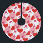 Roze en rode harten Romantic Valentijnsdag Patroon Kerstboom Rok<br><div class="desc">Deze schattige Valentijnsdag boomrok is perfect voor die rode, witte of roze kerstbomen (ik adviseer Treetopia voor de bomen). Deze kleurrijke boomrok is voorzien van rode en roze harten en heeft een verscheidenheid aan overeenkomende home decor- en cadeauobjecten. Bezoek mijn winkel om ze allemaal te zien. Ik neem ook verzoeken...</div>