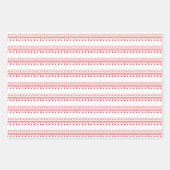 Roze en Rode Harten Valentijnsdag Gifts Inpakpapier Vel (Voorkant 2)