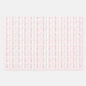 Roze en Rode Harten Valentijnsdag Gifts Inpakpapier Vel (Voorkant)