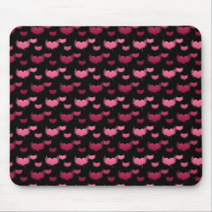 Roze en Rode Hartjes Patroon Muismat