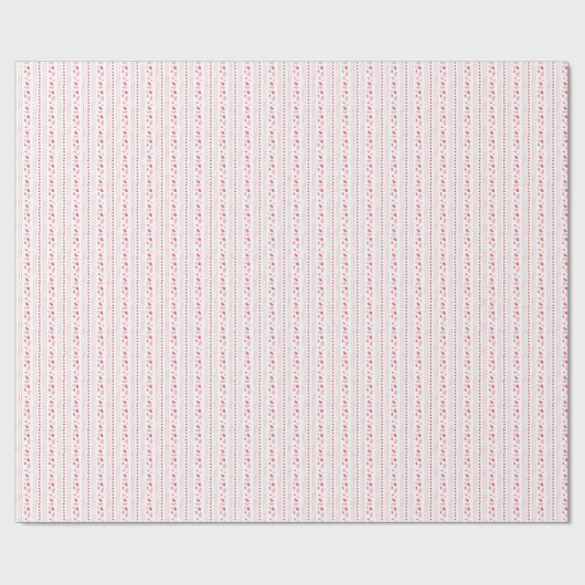 Roze en Rode Hartjes Valentijnsdag Cadeaus Cadeaupapier (Vlak)