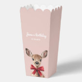 Roze en rode herten Popcorn | Verjaardagsfeest in  Bedankdoosjes (Achterkant)