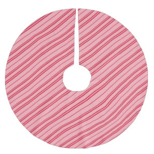 Roze en rode kerst snoepstripes kerstboom rok