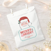 Roze en rode kerstman | Vrolijk en helder Bedankzakje (Geknipt)