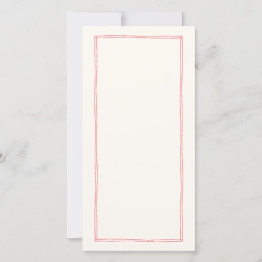 Roze en rode kleurrijke bruiloft Dank je plaatje Bedankkaart