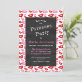 Roze en rode lipstick kaart (Staand voorkant)