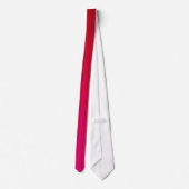 Roze en rode Multi Stripes Stropdas (Achterkant)