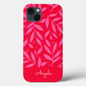 Roze en rode naaldbeschermer, aanpasbaar iPhone ca Case-Mate iPhone Case (Achterkant)