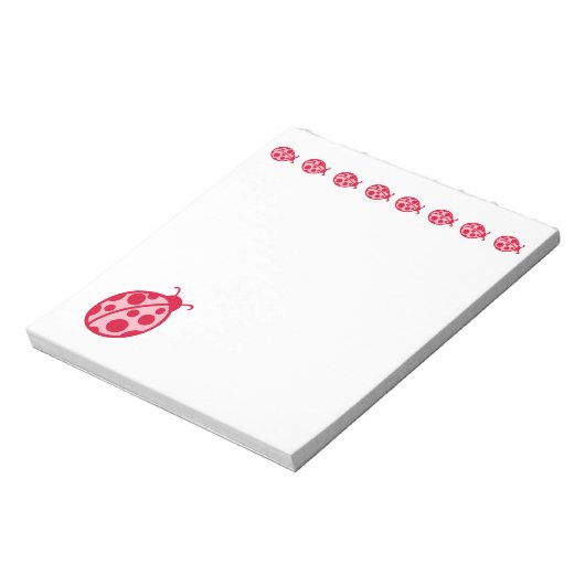 Roze en rode Notitieblok (Linkerzijde)