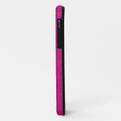 Roze en Rode Preppy Argyle Patroon naadloos Case-Mate iPhone Case (Achterkant/links)