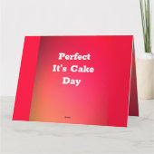 Roze en rode regenboogstijl kaart (Achterkant)