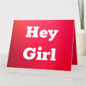 Roze en rode regenboogstijl kaart (Voorkant)