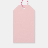Roze en Rode Retro Galentines Dag Cadeaulabel (Achterkant)