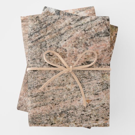 Roze en rode rots inpakpapier vel (In situ)