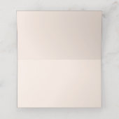  roze en rode rozen bruiloft plaatskaartje (Binnenkant ongevouwen)